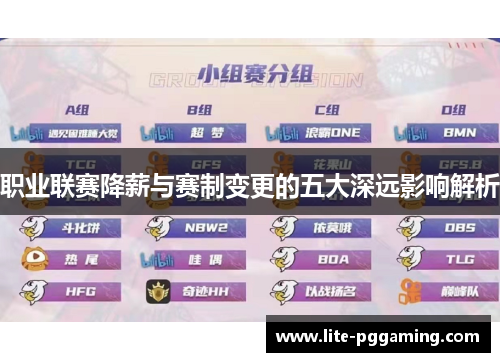 职业联赛降薪与赛制变更的五大深远影响解析